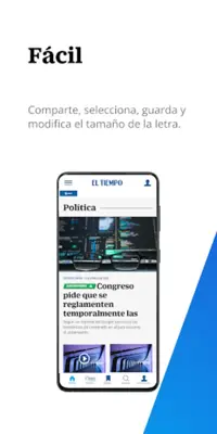 Periódico EL TIEMPO - Noticias android App screenshot 1